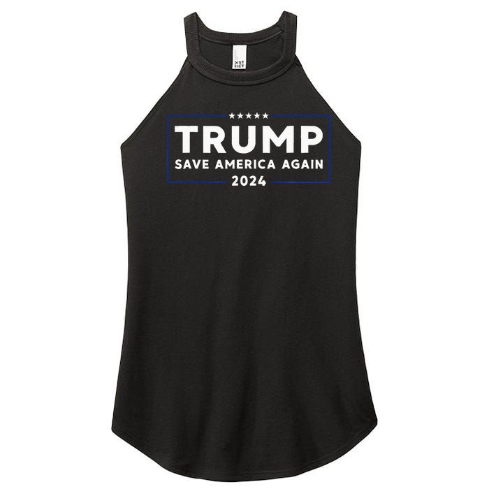 Trump 2024 Save America Save America Again Trump Women's Perfect Tri Rocker Tank