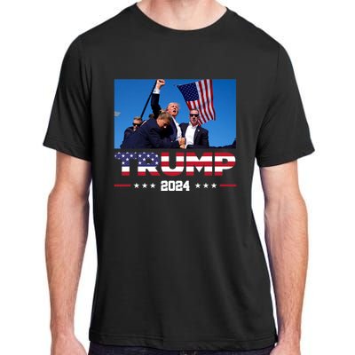 Trump 2024 Survived Shot At Rally Adult ChromaSoft Performance T-Shirt