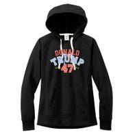 Trump 2024 Second Term Classic 47th President Cute American Women's Fleece Hoodie