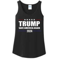 Trump 2024 Save America Save America Again Trump Ladies Essential Tank