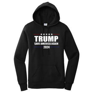 Trump 2024 Save America Save America Again Trump Women's Pullover Hoodie