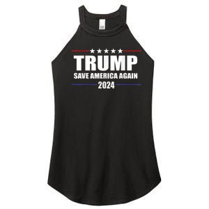 Trump 2024 Save America Save America Again Trump Women's Perfect Tri Rocker Tank