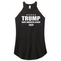 Trump 2024 Save America Save America Again Trump Women's Perfect Tri Rocker Tank