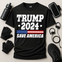 Trump 2024 Save America Cooling Performance Crew T-Shirt