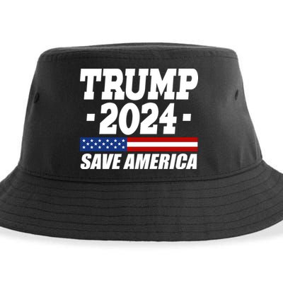 Trump 2024 Save America Sustainable Bucket Hat