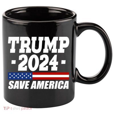 Trump 2024 Save America 11oz C Handle Ceramic Mug