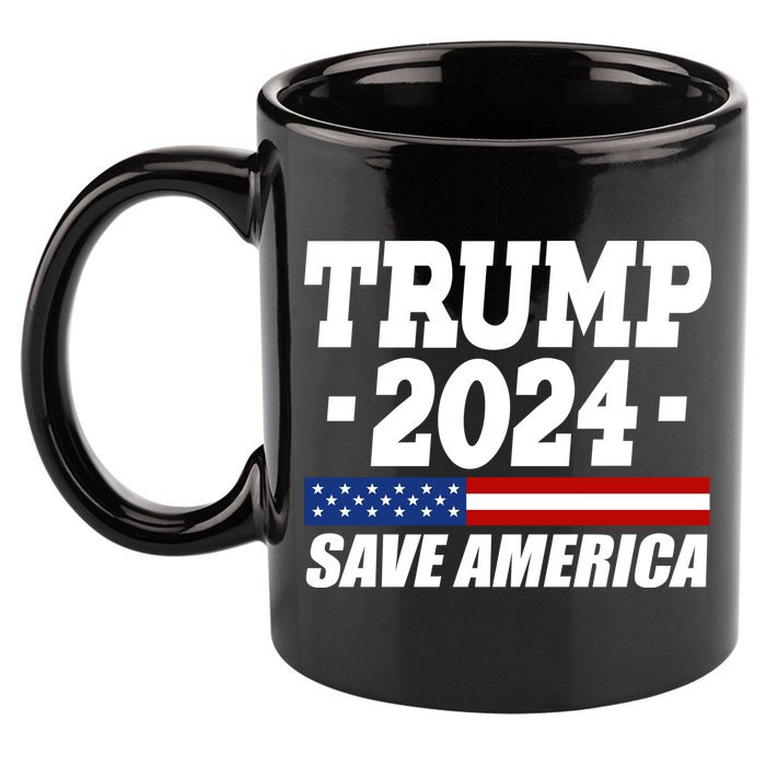 Trump 2024 Save America 11oz C Handle Ceramic Mug