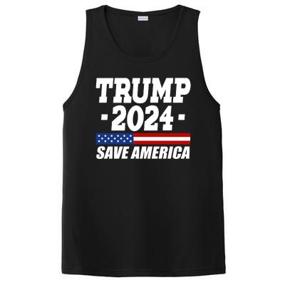 Trump 2024 Save America PosiCharge Competitor Tank