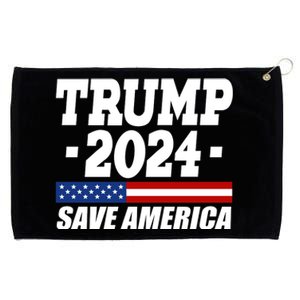 Trump 2024 Save America Grommeted Golf Towel