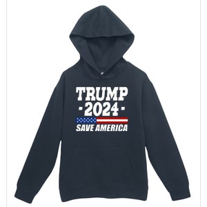 Trump 2024 Save America Urban Pullover Hoodie