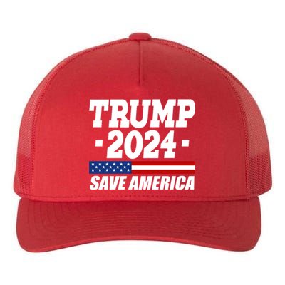 Trump 2024 Save America Yupoong Adult 5-Panel Trucker Hat