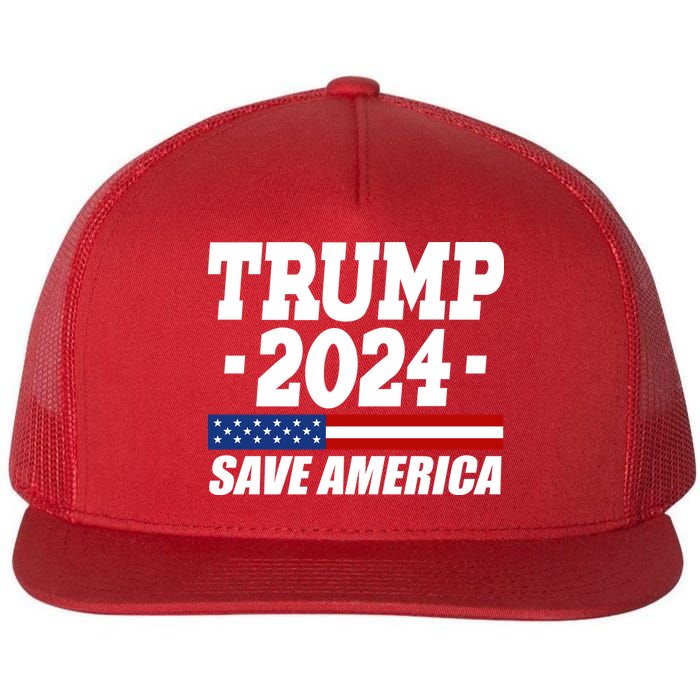 Trump 2024 Save America Flatbill Hat