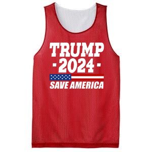 Trump 2024 Save America Mesh Reversible Basketball Jersey Tank