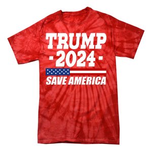 Trump 2024 Save America Tie-Dye T-Shirt