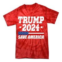 Trump 2024 Save America Tie-Dye T-Shirt