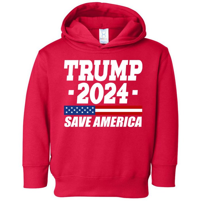 Trump 2024 Save America Toddler Hoodie