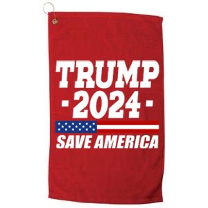 Trump 2024 Save America Platinum Collection Golf Towel