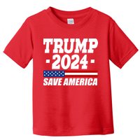 Trump 2024 Save America Toddler T-Shirt