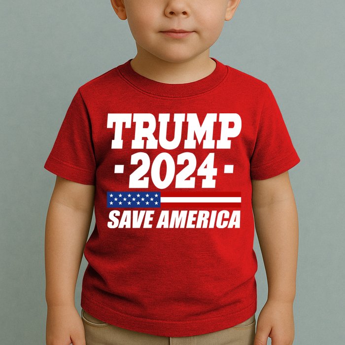 Trump 2024 Save America Toddler T-Shirt