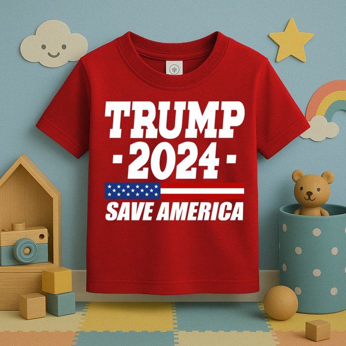 Trump 2024 Save America Toddler T-Shirt