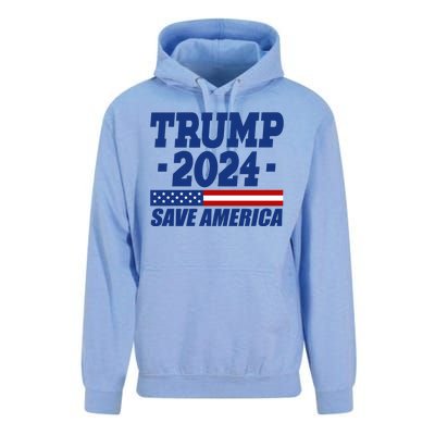 Trump 2024 Save America Unisex Surf Hoodie