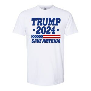 Trump 2024 Save America Softstyle CVC T-Shirt