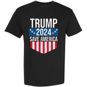 Trump 2024 Save America Donald Trump Supporters Garment-Dyed Heavyweight T-Shirt