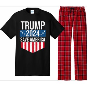 Trump 2024 Save America Donald Trump Supporters Pajama Set