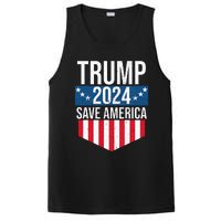 Trump 2024 Save America Donald Trump Supporters PosiCharge Competitor Tank