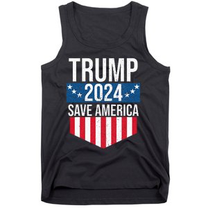 Trump 2024 Save America Donald Trump Supporters Tank Top