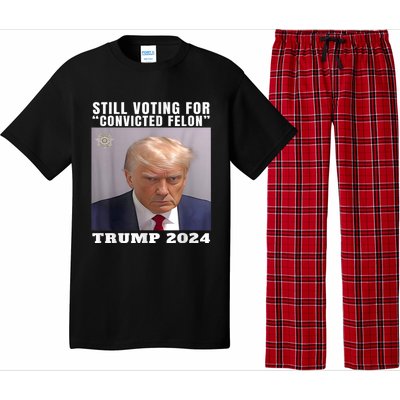 Trump 2024 Still Voting For Convicted Felon Political Pajama Set