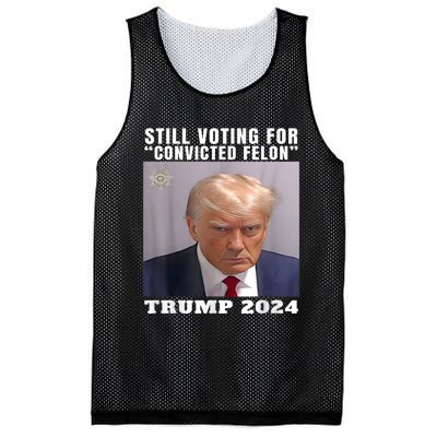 Trump 2024 Still Voting For Convicted Felon Political Mesh Reversible Basketball Jersey Tank