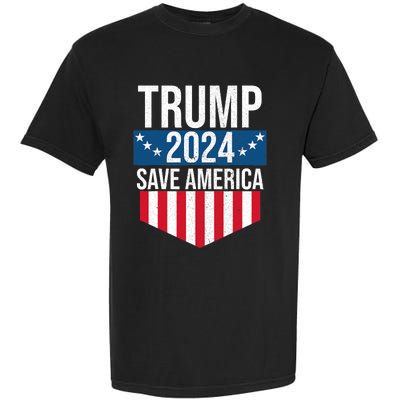 Trump 2024 Save America Donald Trump Supporters Garment-Dyed Heavyweight T-Shirt