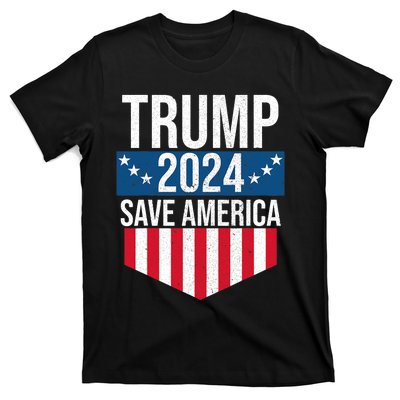 Trump 2024 Save America Donald Trump Supporters T-Shirt