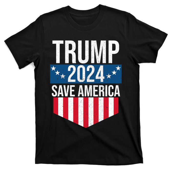 Trump 2024 Save America Donald Trump Supporters T-Shirt