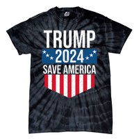 Trump 2024 Save America Donald Trump Supporters Tie-Dye T-Shirt