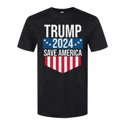 Trump 2024 Save America Donald Trump Supporters Softstyle® CVC T-Shirt