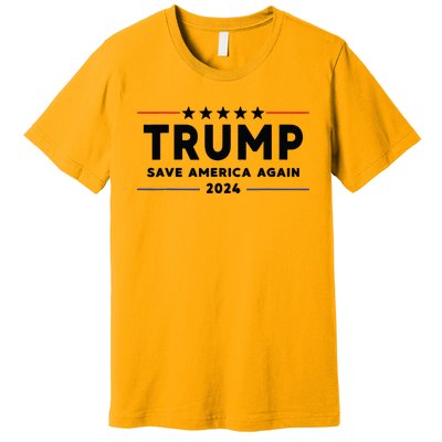 Trump 2024 Save America Again Vote Trump White Premium T-Shirt