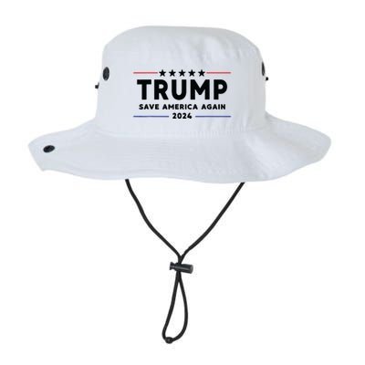 Trump 2024 Save America Again Vote Trump White Bucket Hat