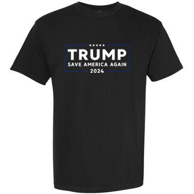 Trump 2024 Save America Save America Again Trump Garment-Dyed Heavyweight T-Shirt