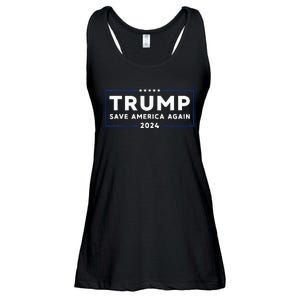 Trump 2024 Save America Save America Again Trump Ladies Essential Flowy Tank