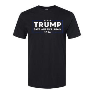 Trump 2024 Save America Save America Again Trump Softstyle CVC T-Shirt