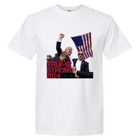 Trump 2024 Strong Fist Hand Us Vote Garment-Dyed Heavyweight T-Shirt