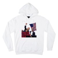 Trump 2024 Strong Fist Hand Us Vote Hoodie