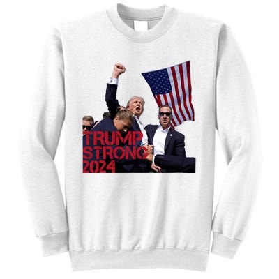 Trump 2024 Strong Fist Hand Us Vote Sweatshirt