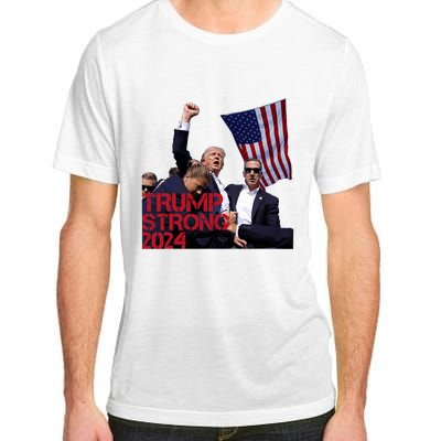 Trump 2024 Strong Fist Hand Us Vote Adult ChromaSoft Performance T-Shirt