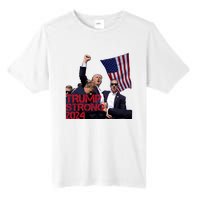 Trump 2024 Strong Fist Hand Us Vote Tall Fusion ChromaSoft Performance T-Shirt