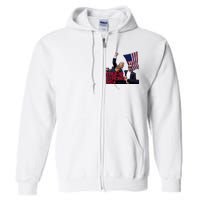 Trump 2024 Strong Fist Hand Us Vote Full Zip Hoodie