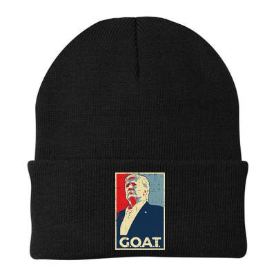 Trump 2024 S Goat Trump Poster 2024  Beanie