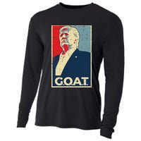 Trump 2024 S Goat Trump Poster 2024  Cooling Performance Long Sleeve Crew